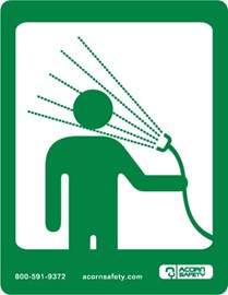 S0000-SGN4 Safety Equipment Sign for Drench Hose