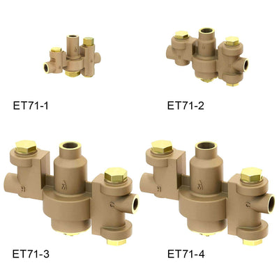SFET Series - Mixing Valve Supply Fixture for Emergency Drench Equipment