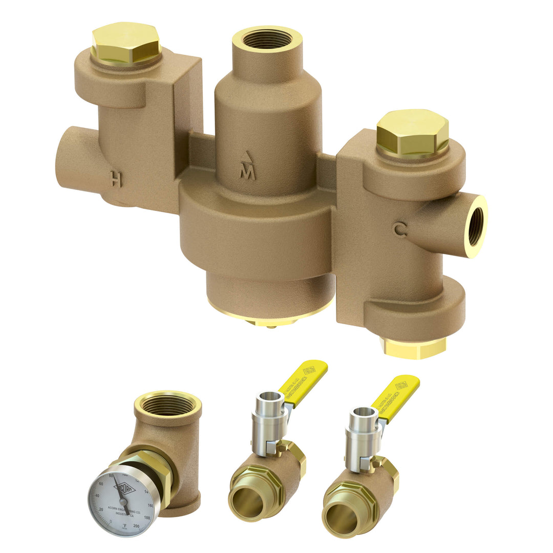 ET71-3-BVS-OTG Thermostatic Mixing Valve for Emergency Station