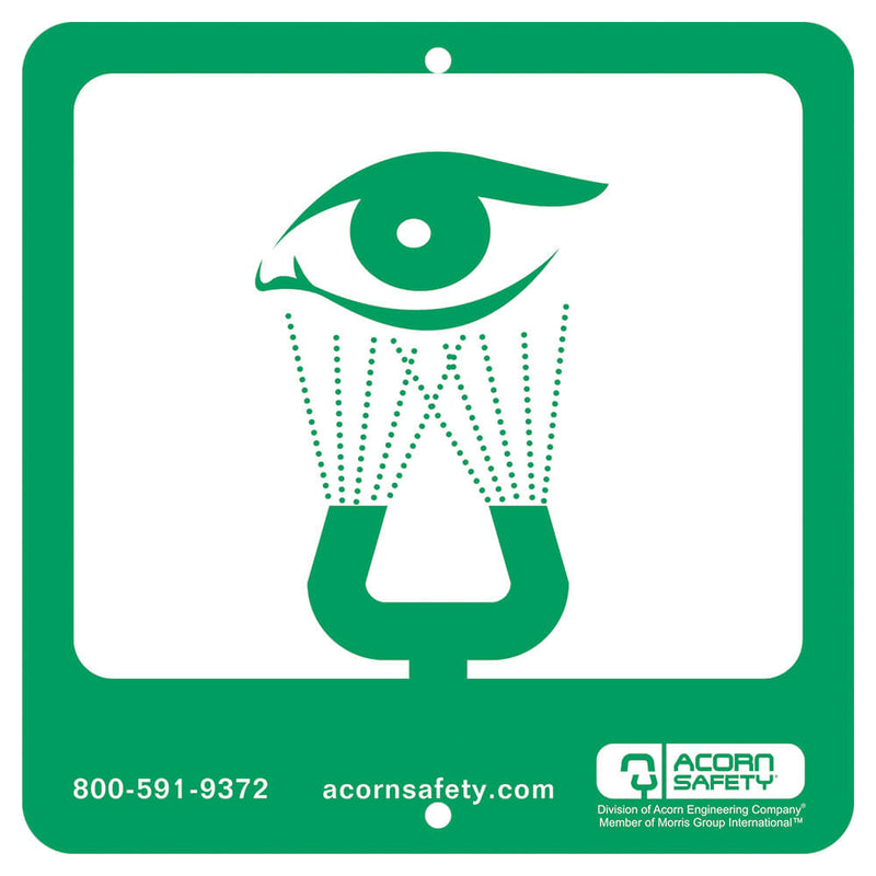 Safety Equipment Sign for Eye-Face Wash or Eyewash