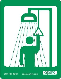 S0000-SGN2 Safety Shower Sign | Safety Shower Equipment Sign