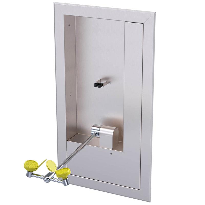 S0560 Recessed, Swing-Down Eye Wash Station