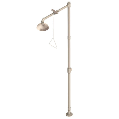S2300 All-Stainless Steel Pedestal Mount Safety Shower 